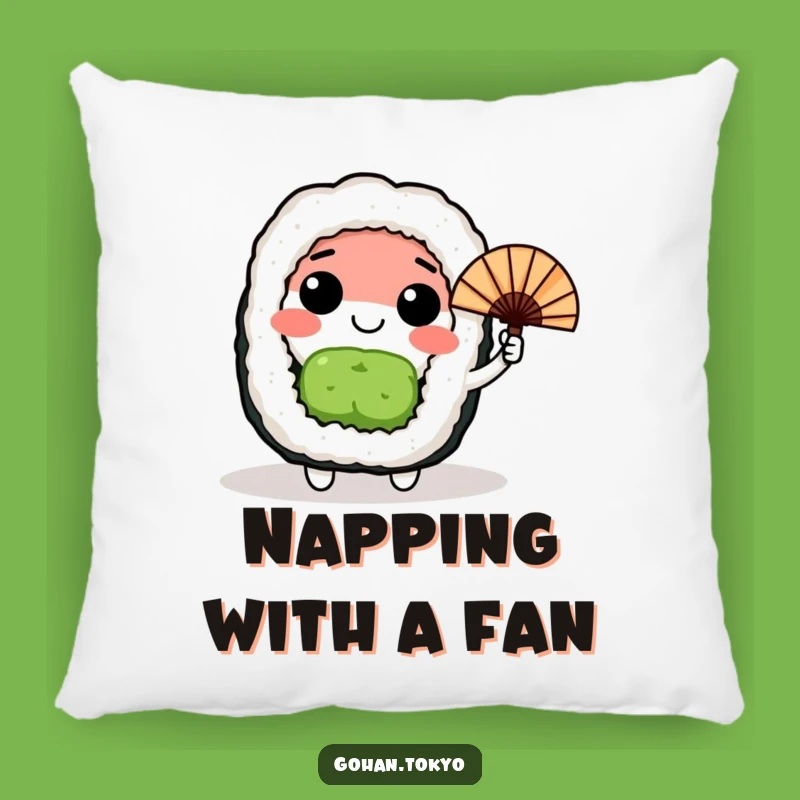 Funny Sushi Roll Pillow: Cuddle Up with Happy Vibes