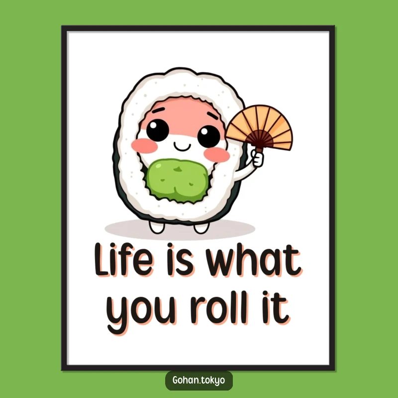 Free Printable Sushi Roll Art: Fun Downloadable Decor for Kitchens & Dining Areas